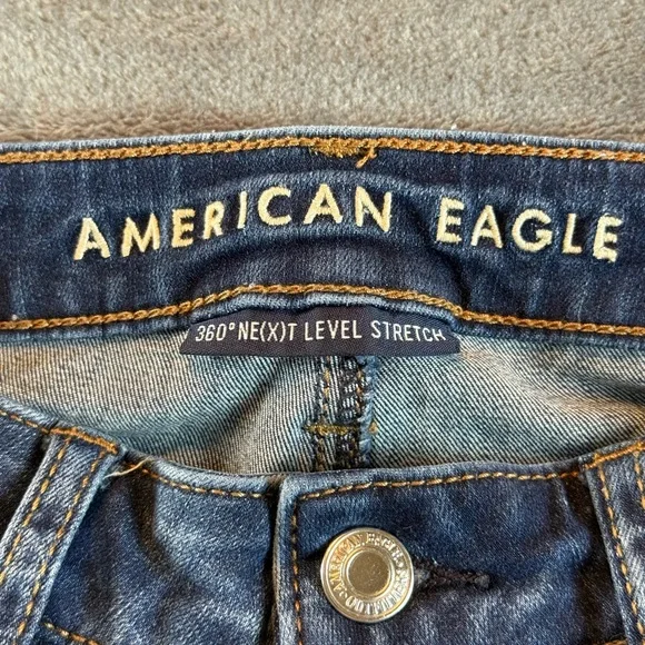 American Eagle Women's Jeans Size 4 Long 360 Next Level Stretch Skinny - Picture 3 of 11
